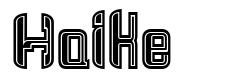 Haike 字形