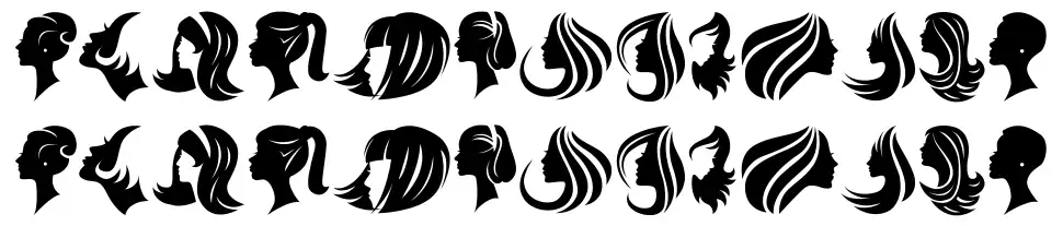 Haircutfont specimens