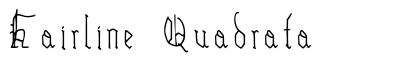Hairline Quadrata шрифт