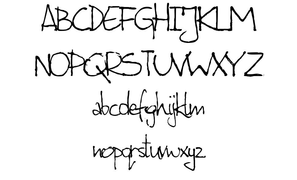 Hajduczek font specimens