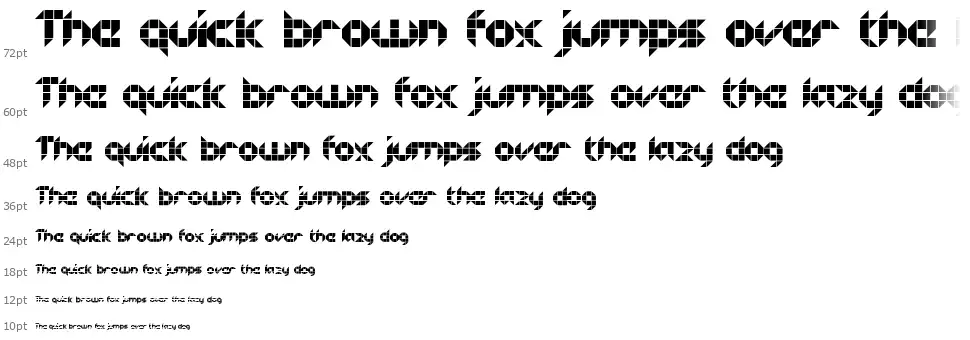 Half Project Logofont waterfall