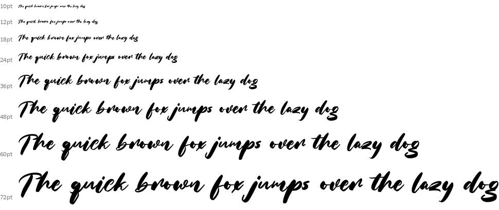 Halley Parades Script font Waterfall