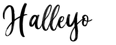 Halleyo font