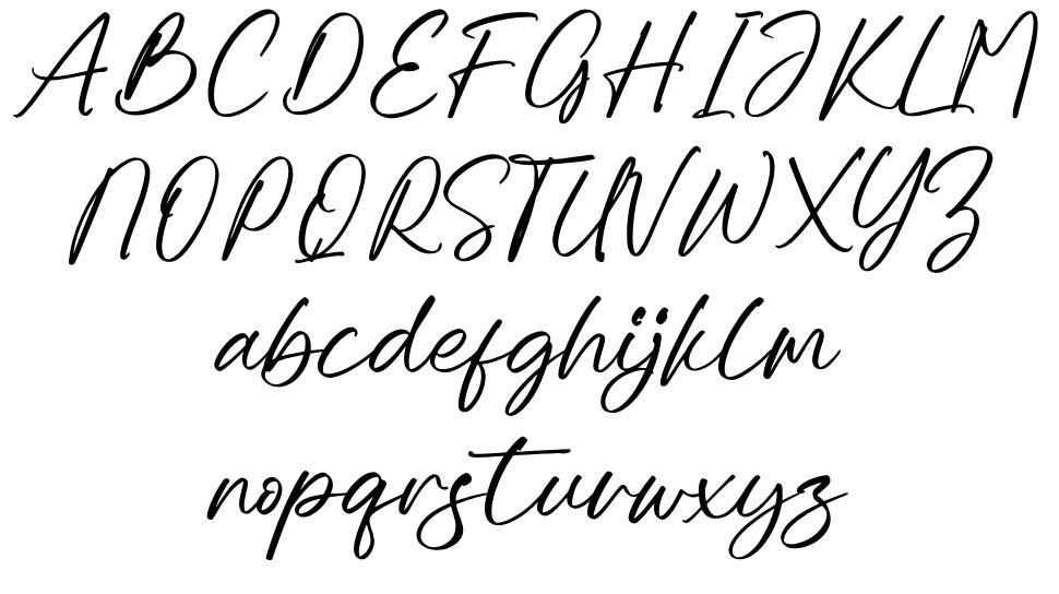 Hallight font specimens