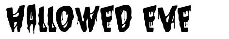 Hallowed Eve font