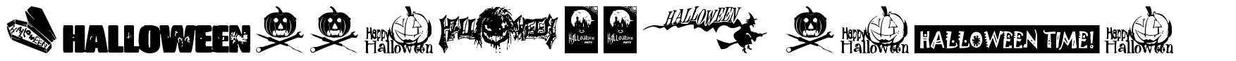 Halloween Logo schriftart