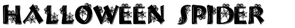 Halloween Spider font