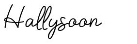 Hallysoon font