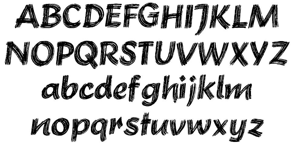 Halt font specimens