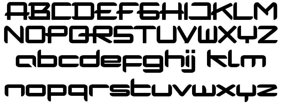 Hambalang font specimens