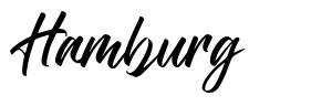 Hamburg font