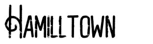 Hamilltown フォント