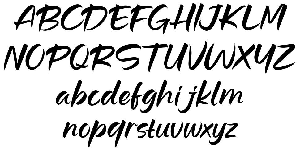 Hamilyn font specimens