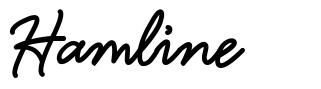 Hamline шрифт