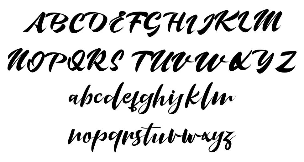 Hanah Montana font Örnekler