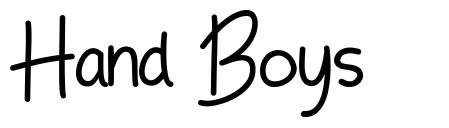 Hand Boys font