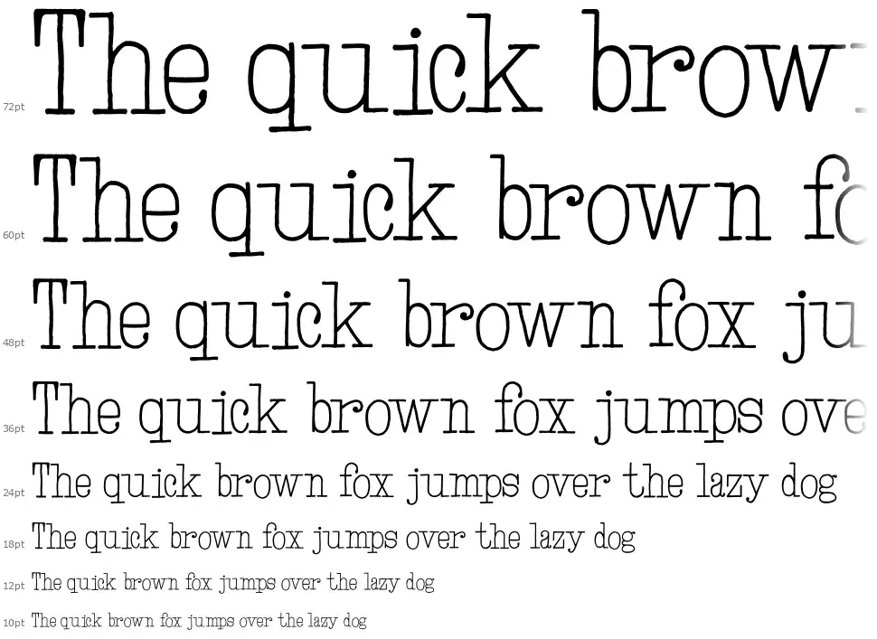 Hand TypeWriter font by imagex FontRiver