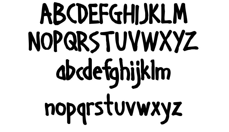 Handage AOE font Örnekler