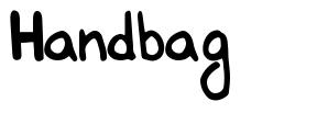 Handbag font
