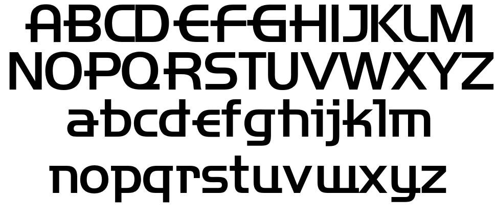 Handelbar font specimens