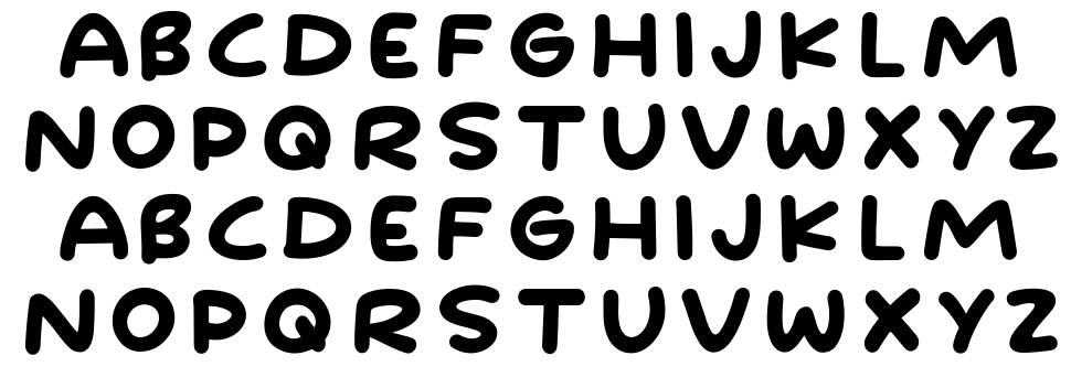Handgoal font Örnekler