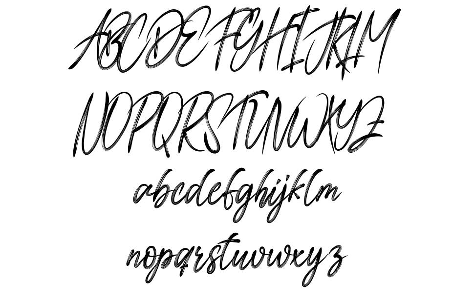 Handmade Full Of Love font Örnekler