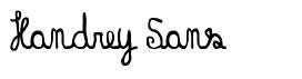 Handrey Sans шрифт
