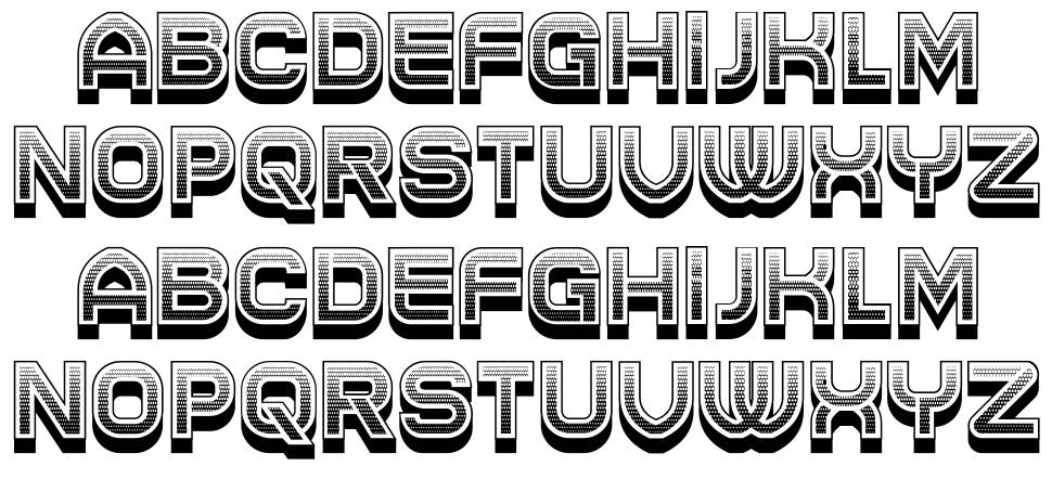 Handves font specimens