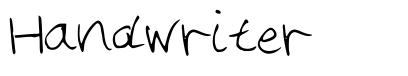 Handwriter font