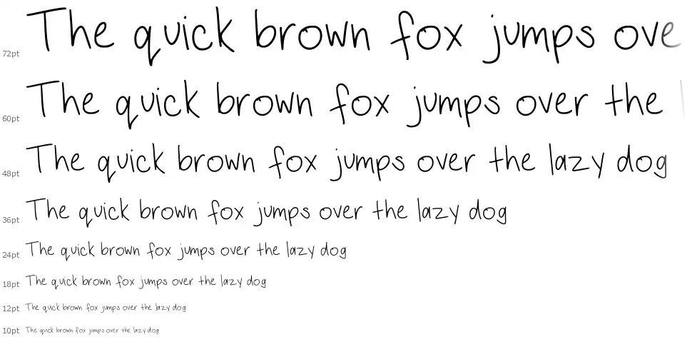 Handwriting Basics font Waterfall