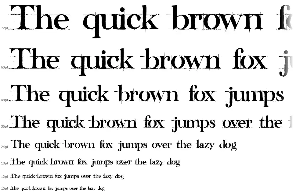 Handwriting Black Draft font Şelale