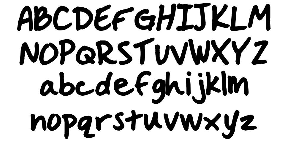 Handwritten Crystal шрифт Спецификация