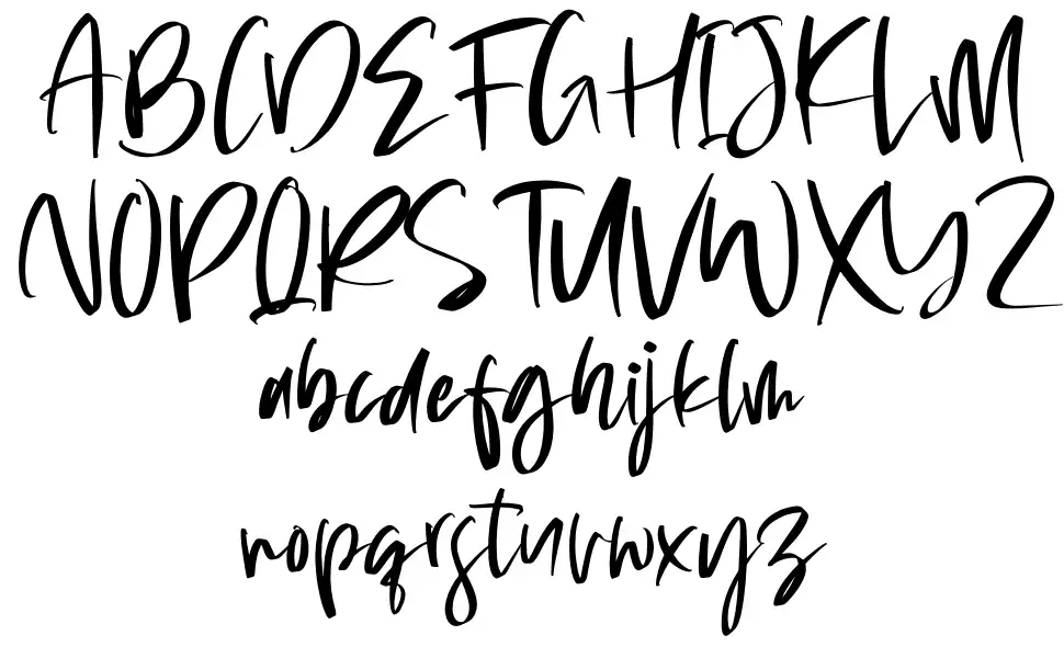 Handwritten Dreamsfont specimens