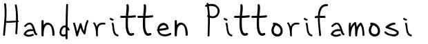 Handwritten Pittorifamosi