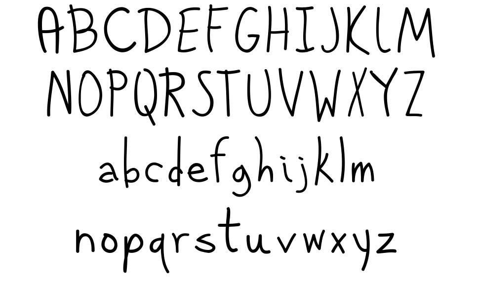 Handwritten Pittorifamosi font