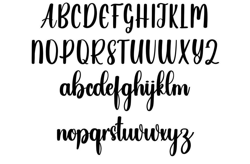 Handwritting font Örnekler
