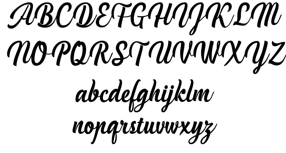 Handycheera font Örnekler