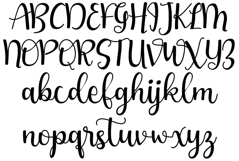 Handycraftfont specimens
