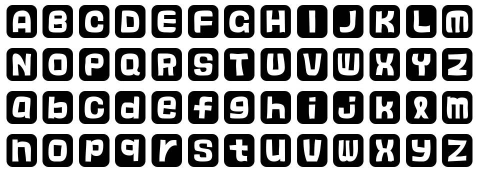 Hanko font specimens