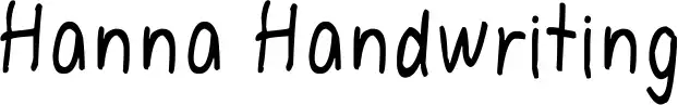 Hanna Handwriting