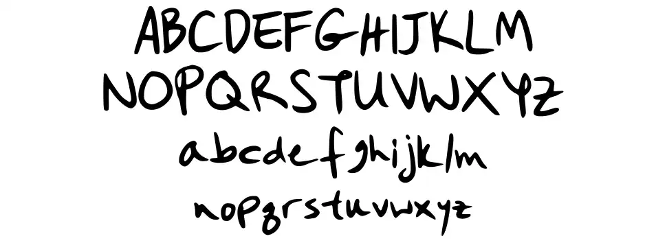 Hanobotfont specimens