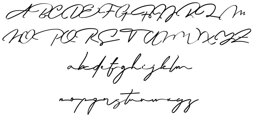 Hanoman písmo Exempláře