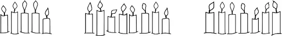 Happy Birthday Candles