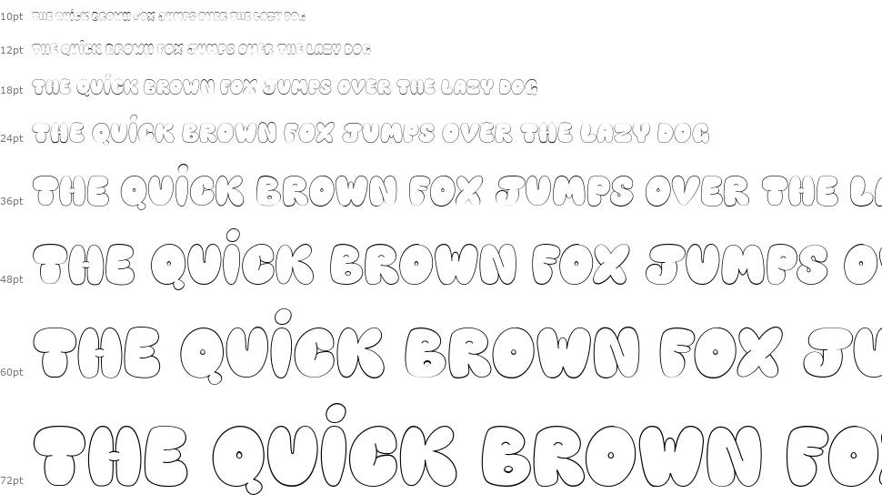 Happy brown cat font Waterfall