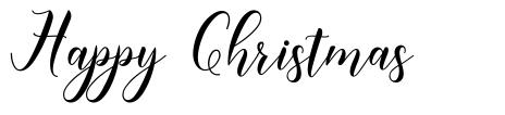 Happy Christmas шрифт