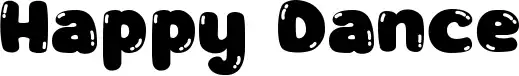 Happy Dance font