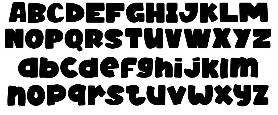 Happy Donuts font specimens
