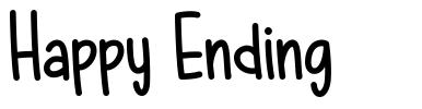 Happy Ending шрифт