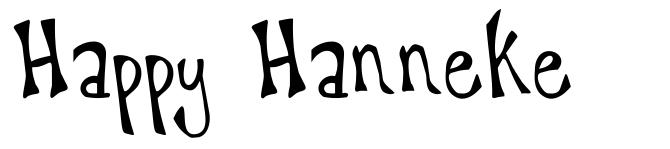 Happy Hanneke フォント