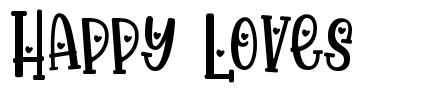 Happy Loves шрифт